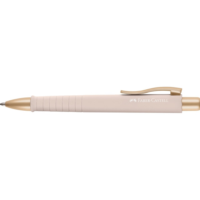 Bolígrafo Poly Ball XB Edition sweet Faber-Castell rosa palo.