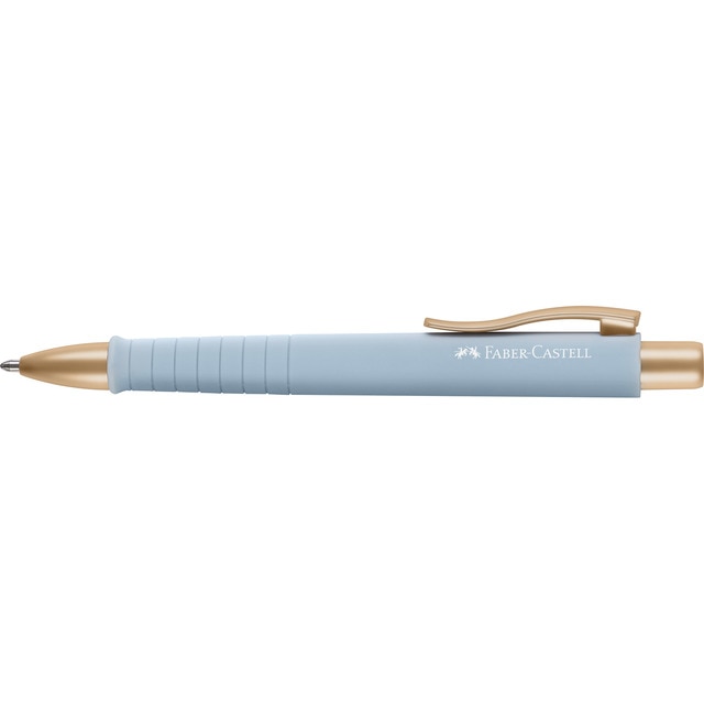 Bolígrafo Poly Ball XB Edition sweet Faber-Castell azul cielo.