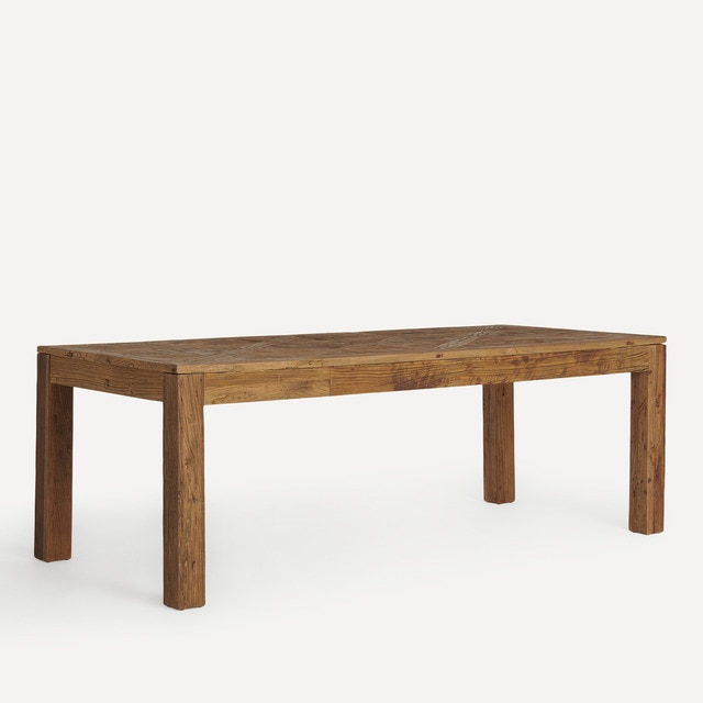Mesa de comedor de madera de olmo reciclado Mimosa El Corte Inglés