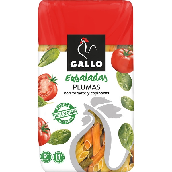 Ensaladas penne macaroni with tomato and spinach packet 450 g