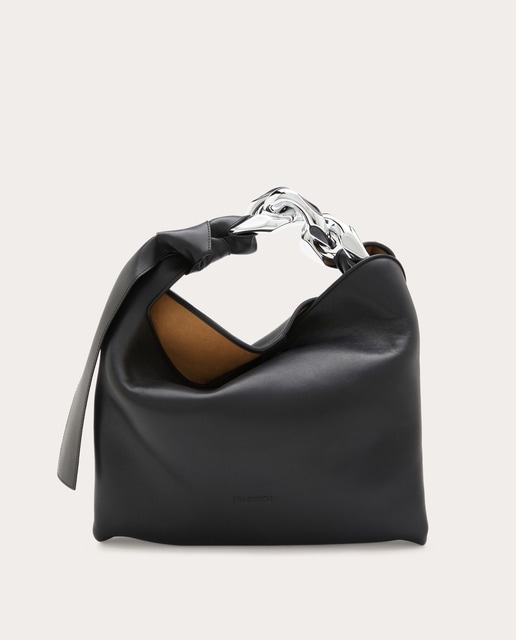 Bolso de hombro Small Chain Hobo de piel