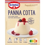 Panna Cotta zur Zubereitung mit Waldbeer-Coulis und glutenfrei Karton 110 g