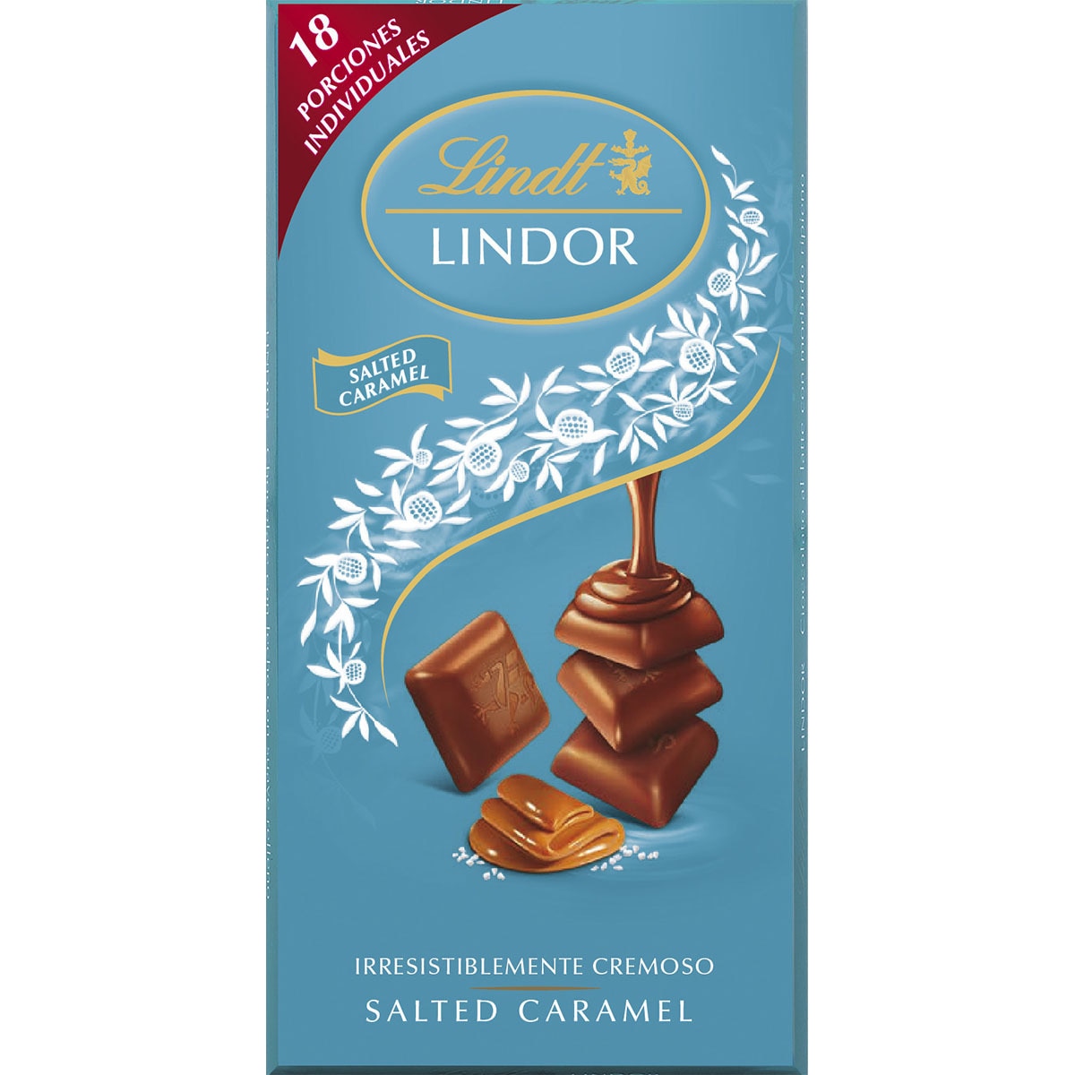 chocolate con leche y caramelo salado