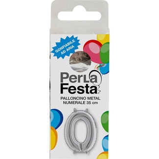 PERLA FESTA decorative no. 0 metallic balloon 35 cm packet 1 each