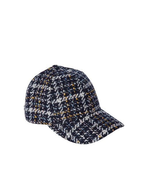 Gorra de tweed de lana