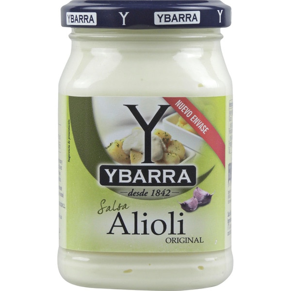 salsa ali oli sin gluten y sin lactosa frasco 225 ml