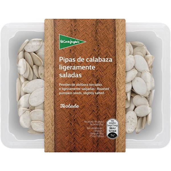 Leicht gesalzene und geröstete Kürbiskerne glutenfrei Becher 150 g