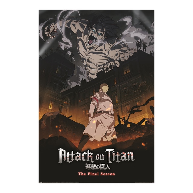 Póster Eren Onslaught S4 Ataque a los Titanes Pyramid.
