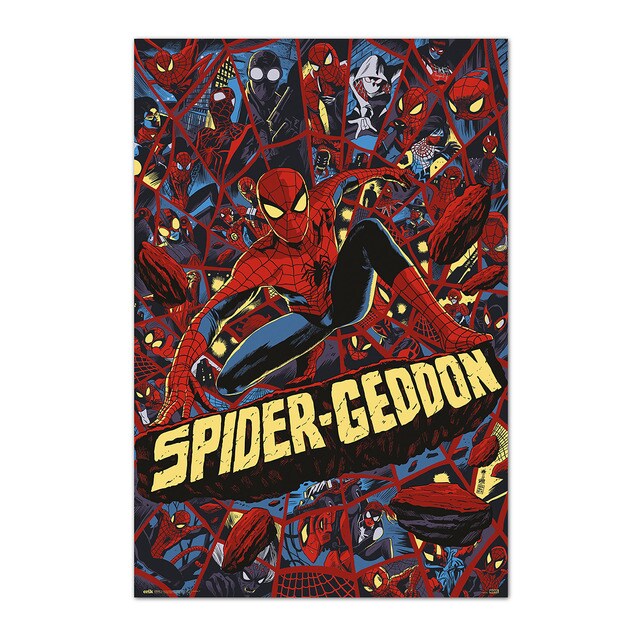 Póster Spider-Geddon Spiderman Marvel Erik.