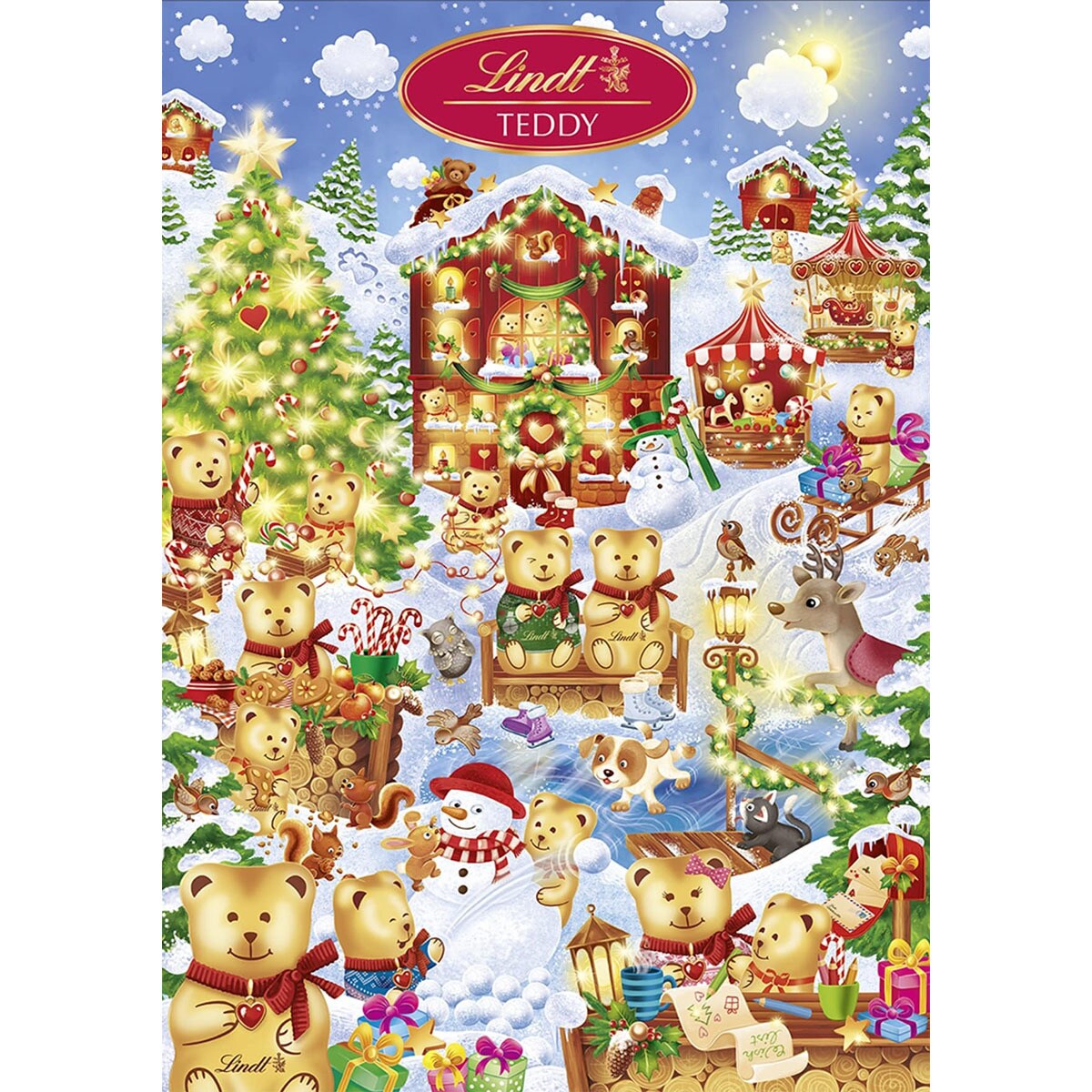 Calendario De Adviento Osito Teddy Game Con Chocolates Estuche 265 G ...