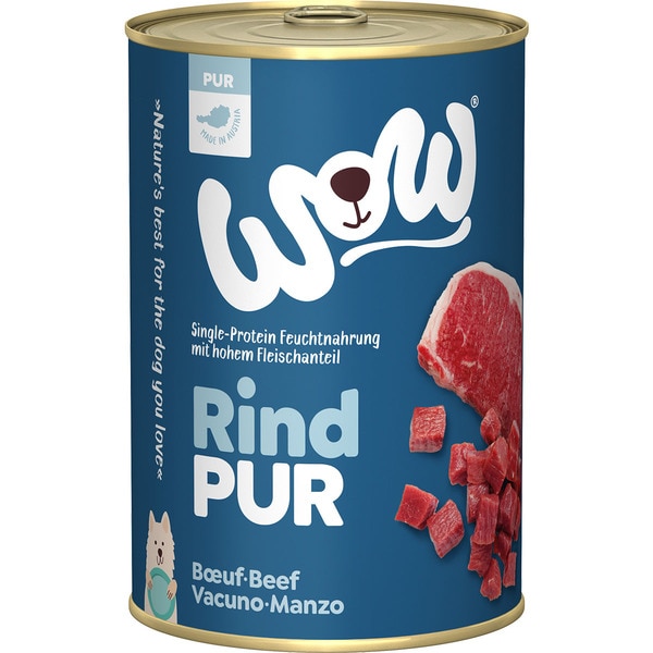 comida húmeda para perros adultos con vacuno lata 400 g