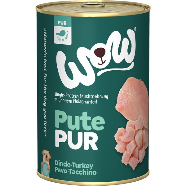 comida húmeda para perros adultos con pavo lata 400 g