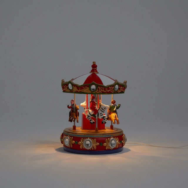 Mini Carrusel con 4 luces LED Belén  Americano  Navidad El Corte Inglés
