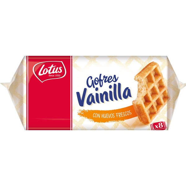 vanilla waffles 8-pack packet 289 g