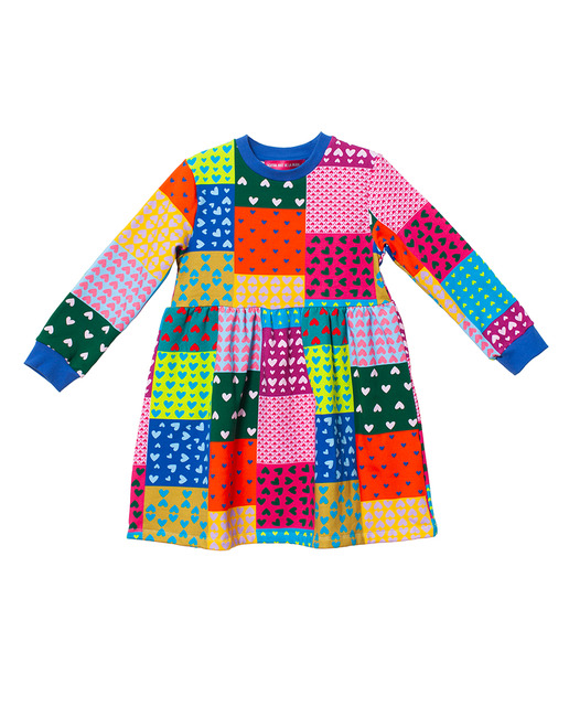 Girls' patchwork print dress · Children's fashion · El Corte Inglés