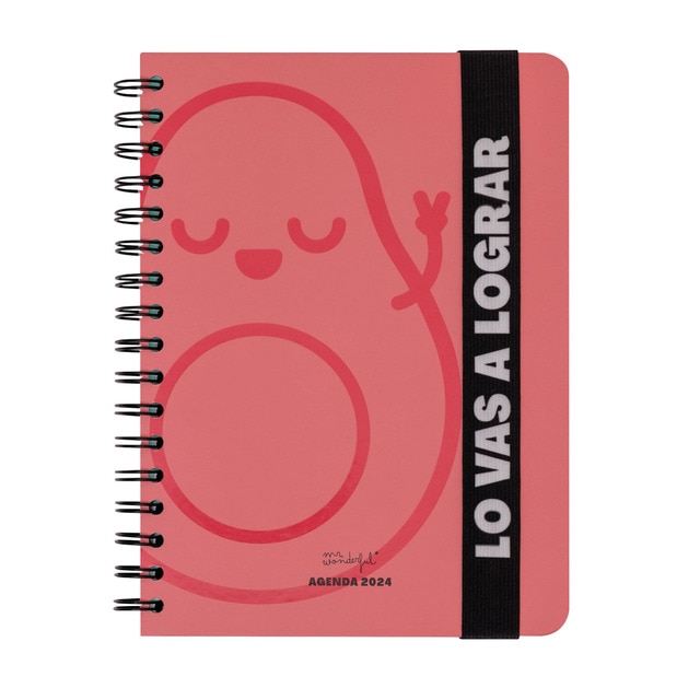 Agenda Mr. Wonderful 2024: Lo vas a lograr rosa.
