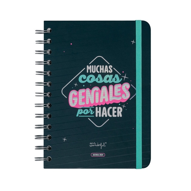 Agenda Mr. Wonderful pequeña semanal: Muchas cosas geniales por hacer.