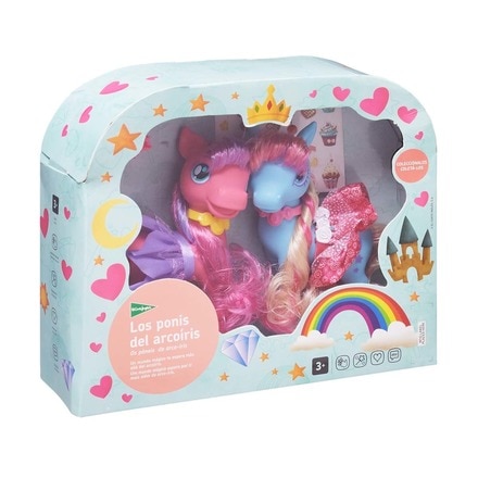 Figuras Los ponis del arcoíris Día de la amistad 