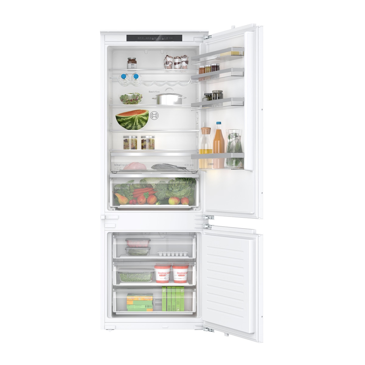 Bosch – Frigorífico integrable combi Bosch XXL VitaFresh Serie 4 – KBN96VFE0.