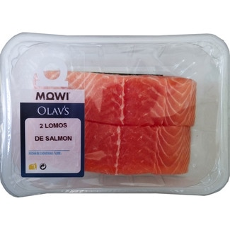 MOWI lomo de salmón 2 unidades de 150 g bandeja 300 g