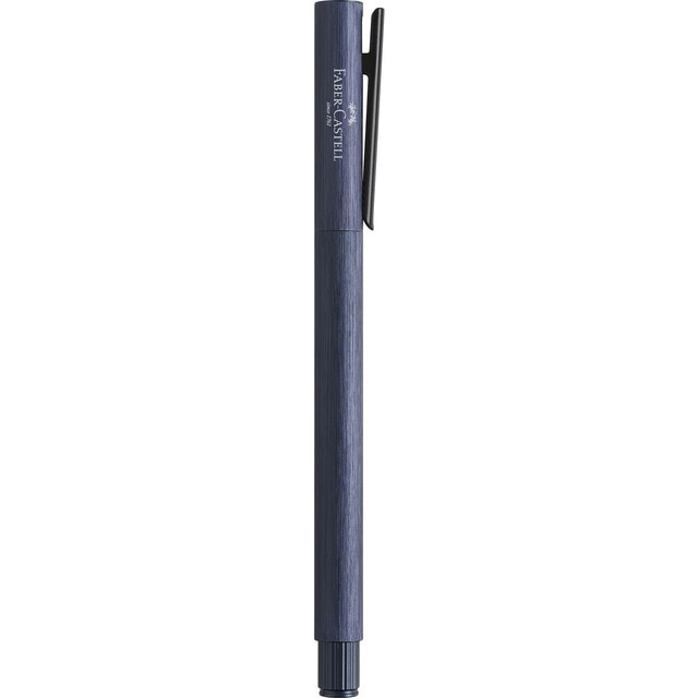 Estilográfica Neo Slim punto M Faber-Castell azul.