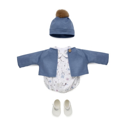 La ropita de mi muñeco Bebé Conjunto azul 