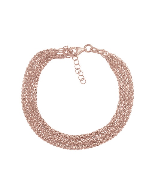 Malla Bolitas Rose Gold