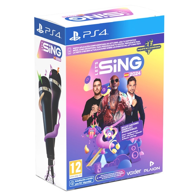 Let´s Sing 2024 + 2 micros PlayStation 4