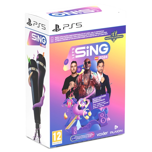 Let´s Sing 2024 + 2 micros PlayStation 5