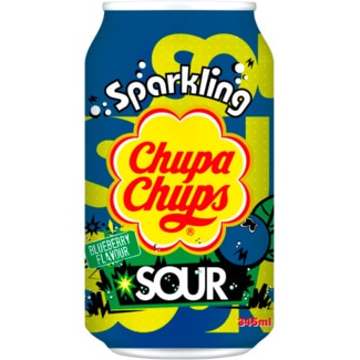 Chupa Chups Refrigerante Sour Blueberry garrafa 34,5 cl