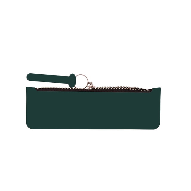 Cartuchera flat small vacavaliente amazonia green.