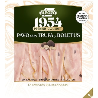 ELPOZO 1954 Edition Premium Gourmet sliced turkey with truffle and boletus container 120 g gluten-free, lactose-free