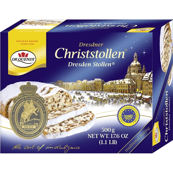 Christstollen de Dresden Christmas cake case 500 g
