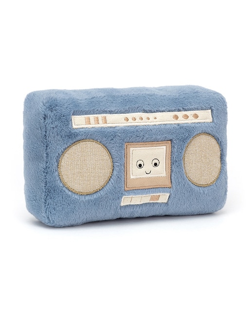 Peluche Radio Cassette con sonido, Wiggedy Boombox Little Jellycat