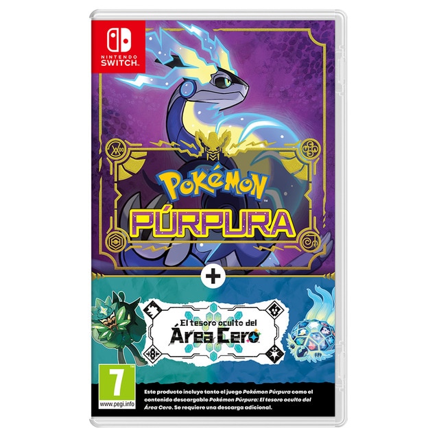 Pokemon Púrpura + Pase de Expansión Nintendo Switch