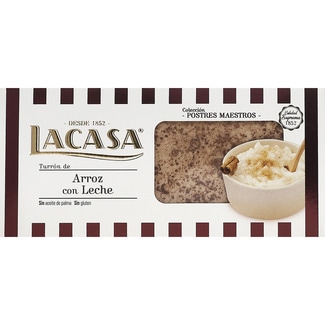 LACASA turrón de arroz con leche Sin Gluten Calidad Suprema tableta 225 g