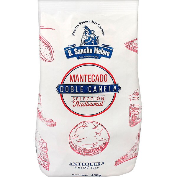 DON SANCHO MELERO mantecado de canela envase 450 g