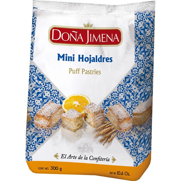 DOÑA JIMENA mini hojaldres bolsa 400 g