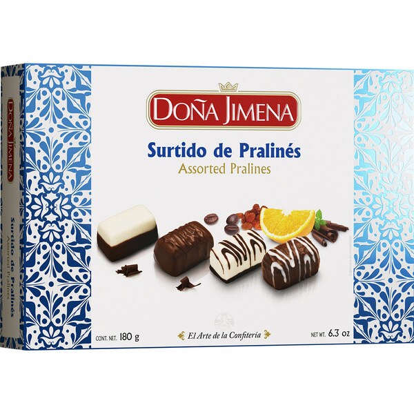 DOÑA JIMENA surtido de pralinés estuche 180 g