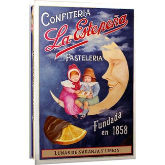 LA ESTEPEÑA Orangen- und Zitronenstücke mit Überzug aus Schokolade Karton 200 g