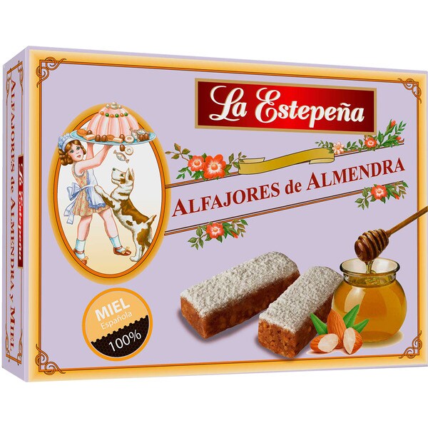 LA ESTEPEÑA Alfajores de almendra y miel estuche 250 g