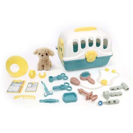 Set veterinario Doctor Huellitas : Portamascotas Perro 