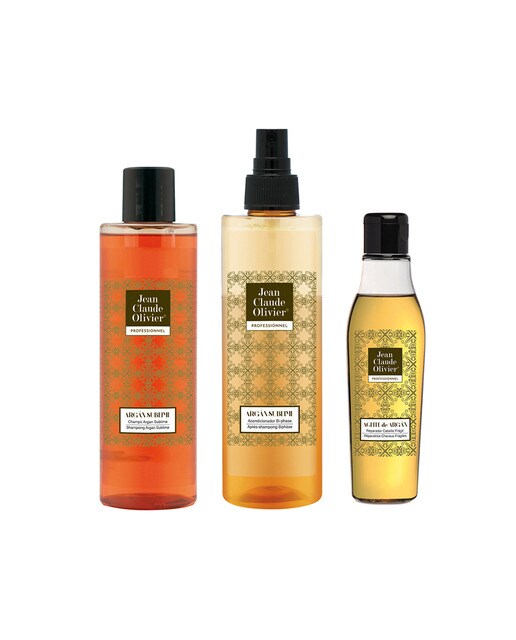 Pack aceite argán cabellos finos, 100 ml.