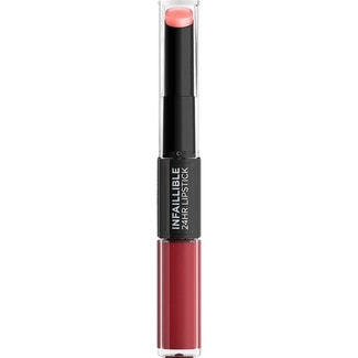 L'OREAL permanenter Lippenstift 2 Schritte Infalible 24 Stunden - 502: Red To Stay