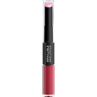 L'OREAL permanenter Lippenstift 2 Schritte Infalible 24 Stunden - 302 Rose
