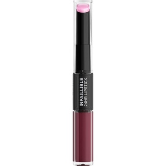 L'OREAL permanenter Lippenstift 2 Schritte Infalible 24 Stunden - 215: Wine O'clock