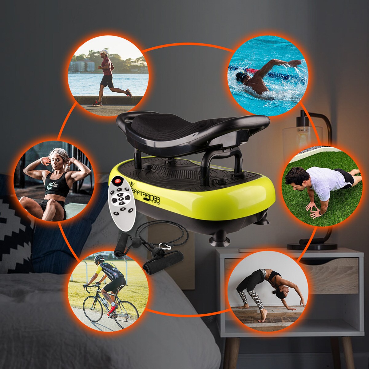 Ceinture Électrostimulation Wonder ABS Bonplus - 9 Programmes Et 10 Niveaux