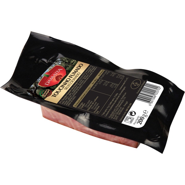 Toucinho Fumado Nacos embalagem 200 g