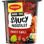 noodles Saucy sweet chili vaso 75 g neto escurrido