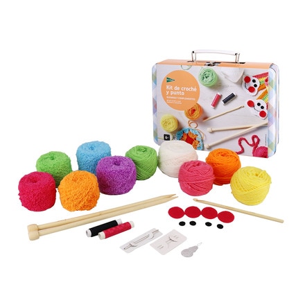 Kit de croché y punto Bufanda y complementos 